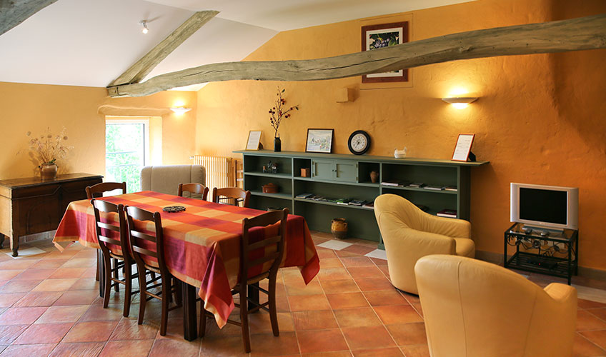 L'espace commun de nos chambres d'hôtes
